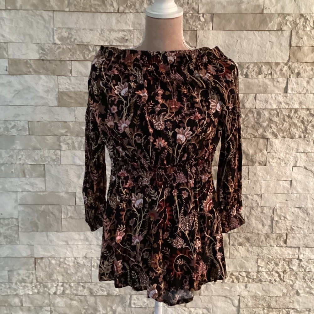 Free People “Pretty and Free” Off The Shoulder Romper